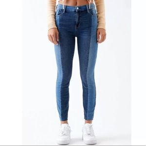 Pacsun 2 Tone High Rise Ankle Jegging